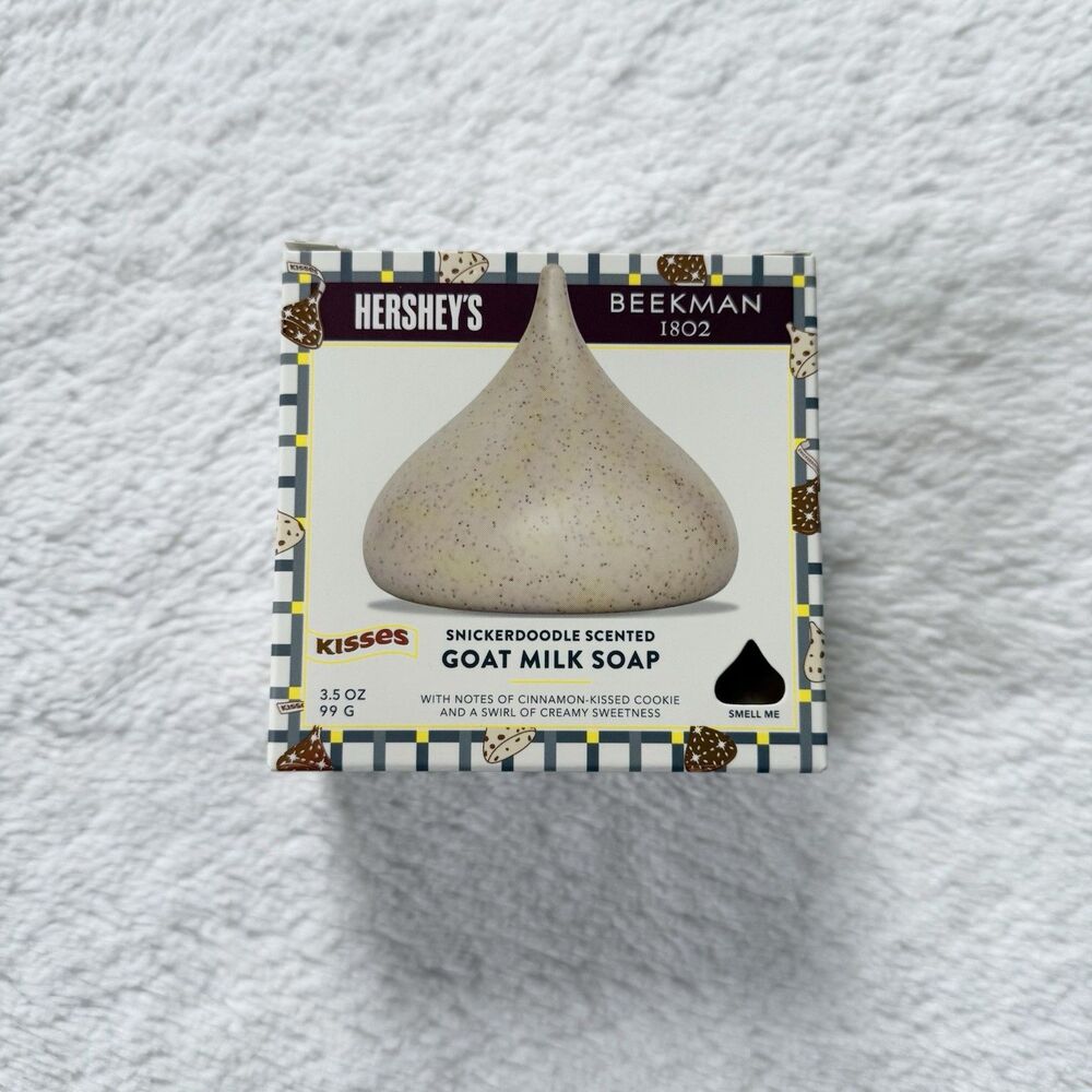 Beekman 1802 x HERSHEY'S KISSES Snickerdoodle Scent Goat Milk Soap New